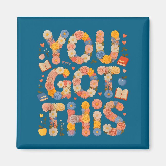 Funny got this everything is fine math ela squadFu Magnet (Front)