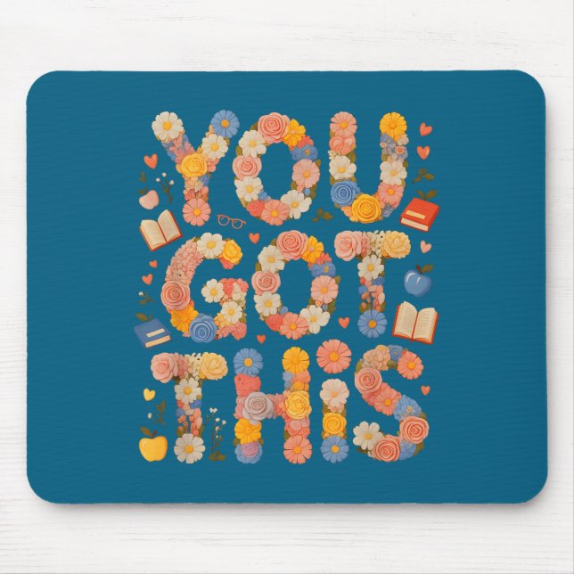 Funny got this everything is fine math ela squadFu Mouse Pad (Front)