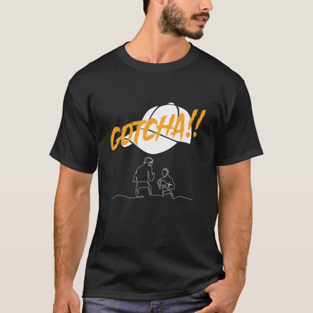 Funny Gotcha Hat Boxing T-Shirt (Front)