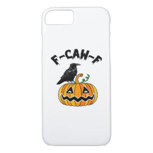 Funny Gothic Crow Humor F-Caw-F Essential iPhone 8/7 Case