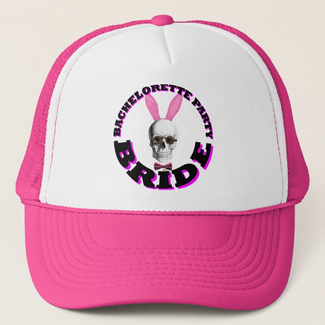 Funny Gothic steampunk bride Trucker Hat (Front)