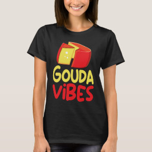 Funny Gouda Lover Cheesus More Cheese Brie Gouda V T-Shirt