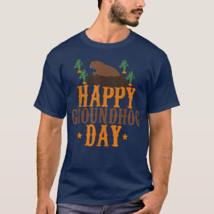 Funny Goundhog Day Ground hog my favourite Holiday T-Shirt