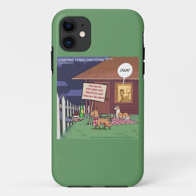 Funny Gourmet Dogs iPhone 5/5S Case (Back)