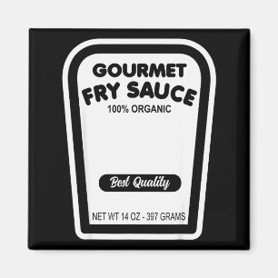 Funny Gourmet Fry Sauce Easy Halloween Group Costu Magnet