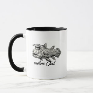 Funny Grad Mug - Custom Pun Fish Coffee Mug
