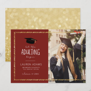 Funny Graduation Announcement