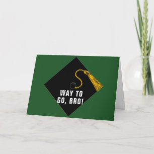Funny Graduation Brother  Card
