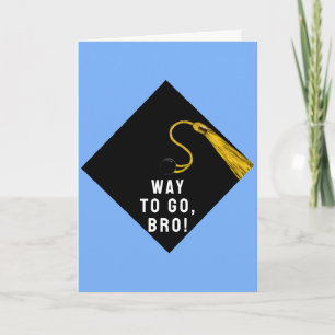 Funny Graduation Brother Card