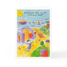 Funny Graduation Card, Size: Standard (5" x 7")