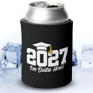 Funny Graduation Quote Senior Class of 2027 Can Cooler