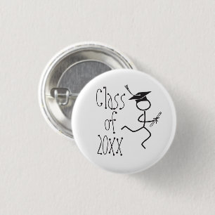 Funny Graduation Runner © - Cross Country, Track 3 Cm Round Badge