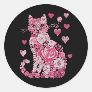 Funny Gram Heart for Grandma Mother Day Women 34 Classic Round Sticker