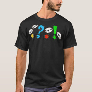 Funny Grammar Punctuation English Teacher Wait, Wh T-Shirt