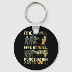 Funny Grammar Punctuation Humor English Teacher Sa Key Ring