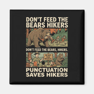 Funny Grammar Punctuation Saves Hikers English Tea Magnet