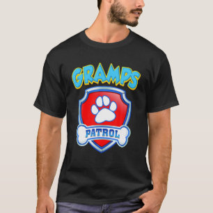 Funny Gramps Patrol - Dog Mum, Dad For Men Women T-Shirt