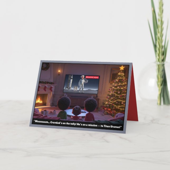 Funny Grandad Christmas Card (Front)