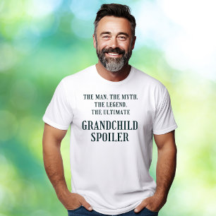Funny Grandchild Spoiler Father's Day T-Shirt
