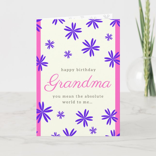 Funny Grandma Birthday Card - Inheritance  (Front)