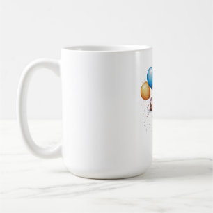 Funny Grandma Floral Apron Bday Art Coffee Mug