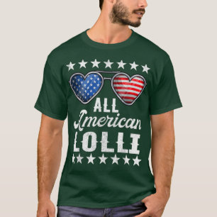 Funny Grandma Fourth Of July Womens All American T-Shirt