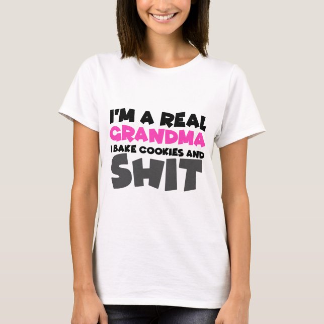Funny Grandma Gifts for Hilarious Grandmothers T-Shirt (Front)