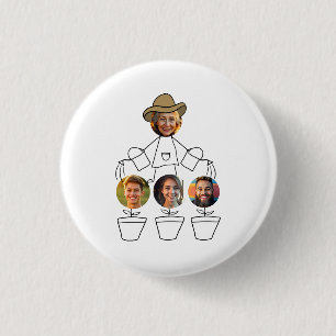 Funny Grandma Grandkids Photos 3 Cm Round Badge