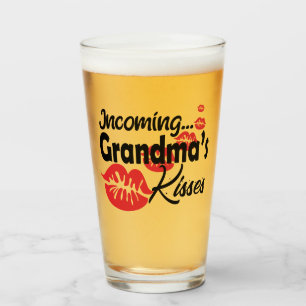 Funny Grandma Kisses    Glass