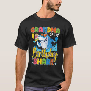 Funny Grandma Of The Shark Birthday Animal Lover B T-Shirt