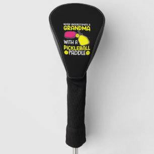 Funny Grandma Pickleball Player Golf Head Cover