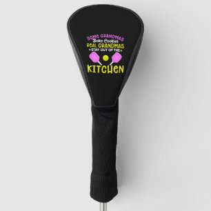 Funny Grandma Sport Lover Grandmother Pickleball Golf Head Cover