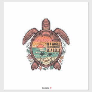 Funny Grandma Turtle Beach Vintage Shirt Design_1