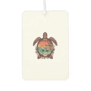 Funny Grandma Turtle Beach Vintage Shirt Design_1 Car Air Freshener