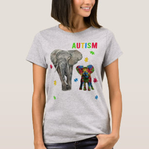 Funny Grandmas Autism Awareness Tshirt For Women. 