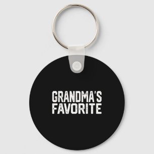 Funny Grandma's Favorite Grandparent Granhild  Key Ring