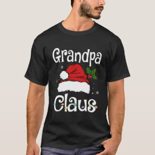 Funny Grandpa Claus Christmas T-Shirt Pyjamas Sant