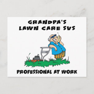 Funny Grandpa Gift Postcard