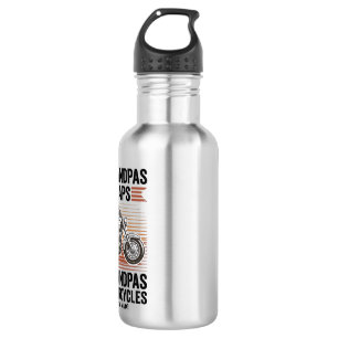 Funny Grandpa Motorcycle Vintage Engraving T-Shirt 532 Ml Water Bottle