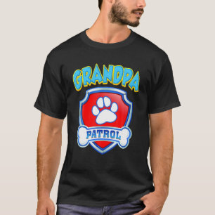 Funny Grandpa Patrol - Dog Mum, Dad For Men Women T-Shirt