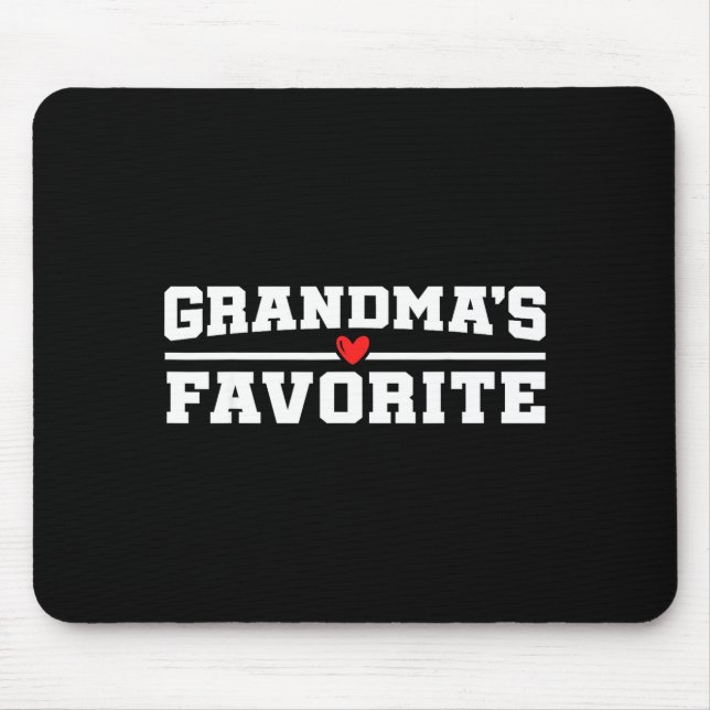 Funny Grandparent Favorite Granhild  Mouse Pad (Front)