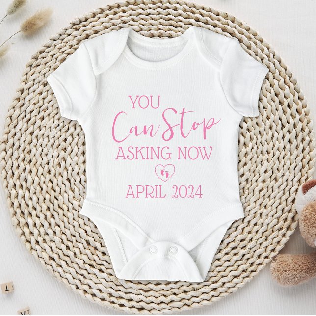 Funny Grandparent Pregnancy Announcement Baby Bodysuit (Creator Uploaded)