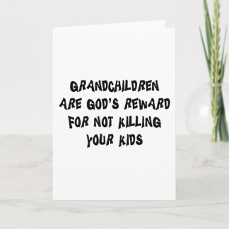 Funny Grandparents Gift Card