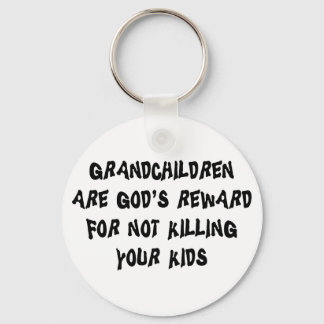 Funny Grandparents Key Ring