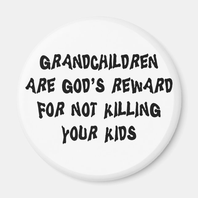 Funny Grandparents Magnet (Front)