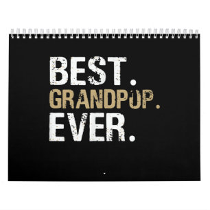Funny Grandson Best Grandpop Ever Calendar