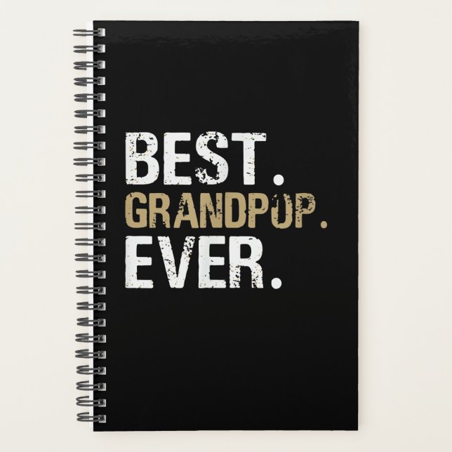 Funny Grandson | Best Grandpop Ever Planner (Front)