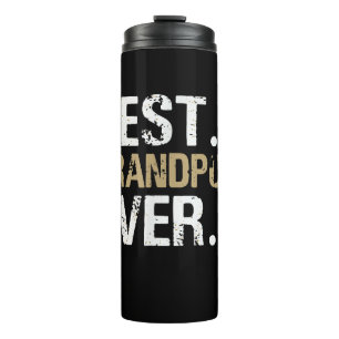 Funny Grandson Best Grandpop Ever Thermal Tumbler