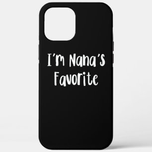 Funny Grandson I'm Nana's Favourite iPhone 12 Pro Max Case