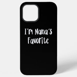 Funny Grandson I'm Nana's Favourite iPhone 12 Pro Max Case
